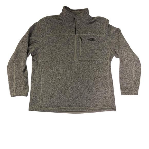 The North Face Men's‎ 1/4 Zip Pullover Gordon Lyons Sweater, Gray, Size XXL - Picture 1 of 6